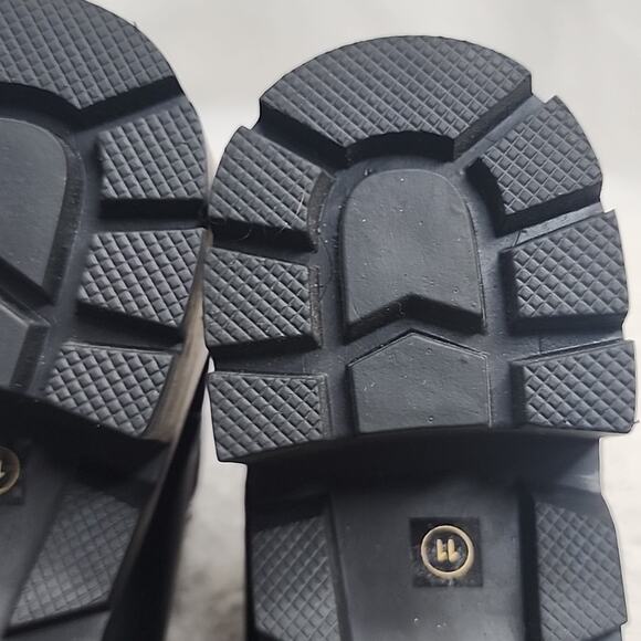 STEVE MADDEN STYLE HADLEE LUG SOLE ANKLE CHELSEA BLACK BOOTIE WOMEN'S 11 NWOB 😊 - Picture 11 of 16